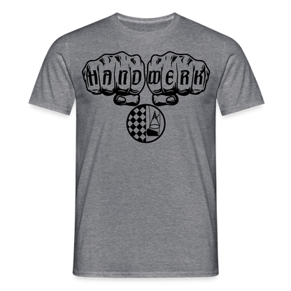 Unisex T-Shirt "Bodenleger" Graphit meliert Männer T-Shirt