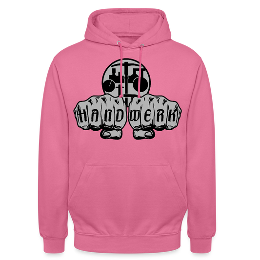 Unisex Hoodie "Strassenbauer" Pink Unisex Hoodie