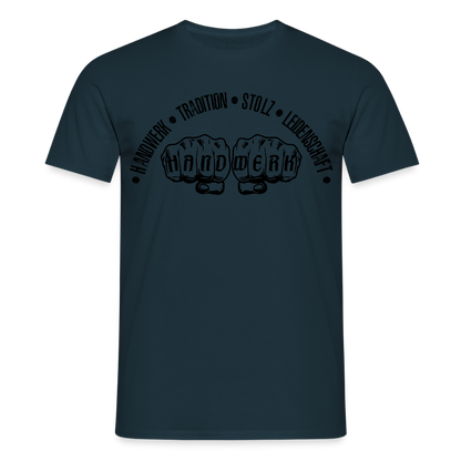 Unisex T-Shirt "Tradition/Stolz/Leidenschaft" Navy Männer T-Shirt