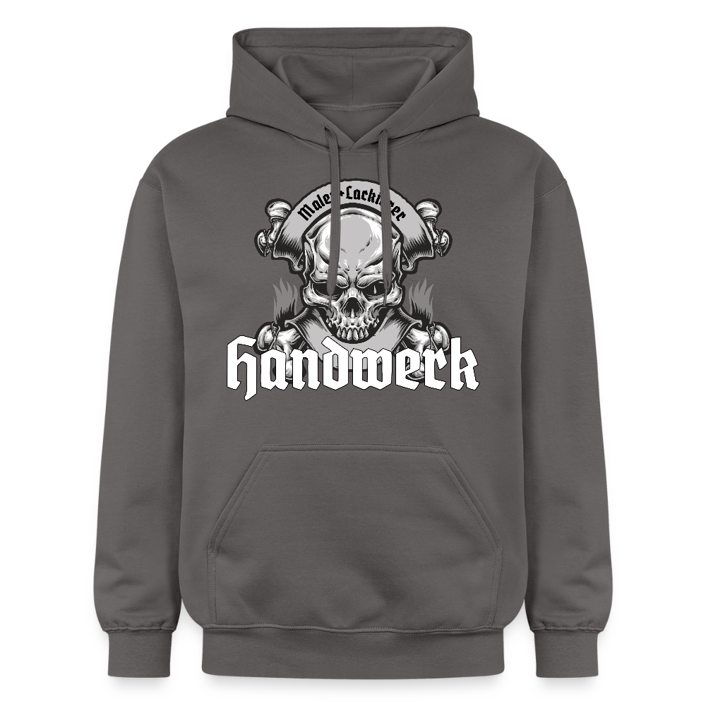 Unisex Hoodie "Skull-Maler/Lackierer" Dunkelgrau Gildan Unisex Softstyle® Midweight Hoodie