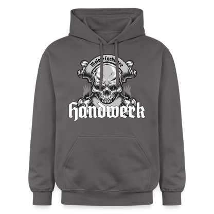 Unisex Hoodie "Skull-Maler/Lackierer" Dunkelgrau Gildan Unisex Softstyle® Midweight Hoodie