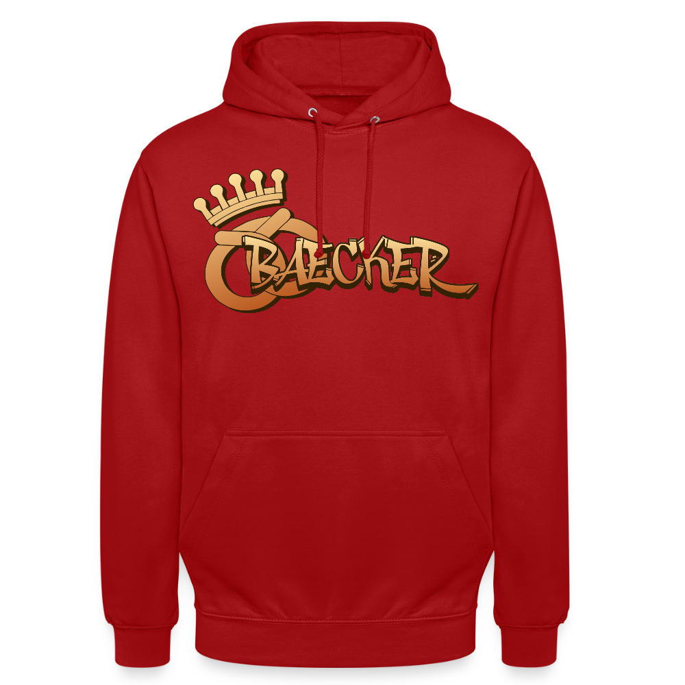 Unisex Hoodie "Bäcker" Rot Unisex Hoodie