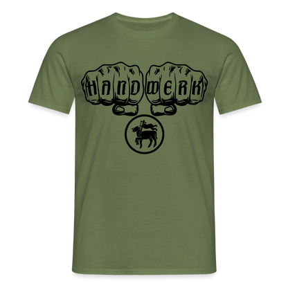 Unisex T-Shirt "Fleischer" Militärgrün Männer T-Shirt