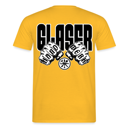 Unisex T-Shirt "Glaser" Gelb Männer T-Shirt