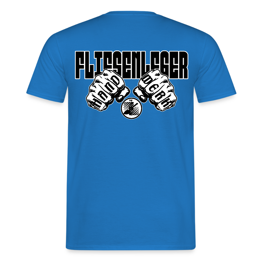 Unisex T-Shirt "Fliesenleger" Royalblau Männer T-Shirt