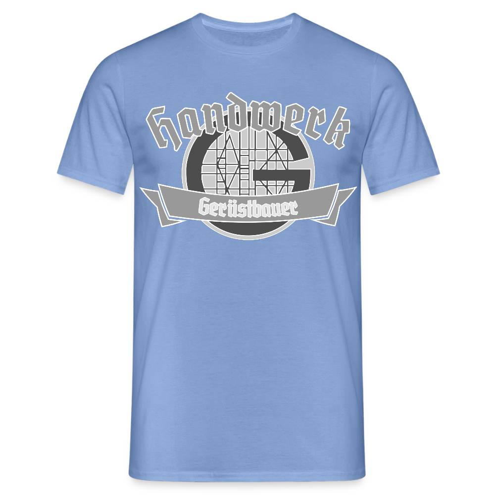 Unisex T-Shirt "Gerüstbauer" - carolina blue