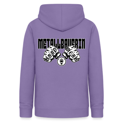 Frauen Hoodie "Metallbauerin" (beidseitig beruckt) - Lavendel