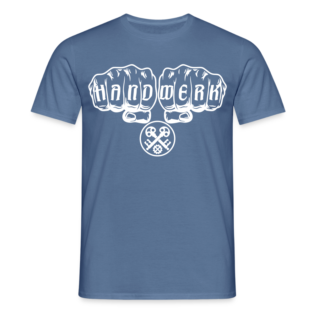 Unisex T-Shirt "Schlosser" Taubenblau Männer T-Shirt