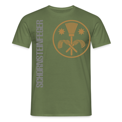 Unisex T-Shirt "Schornsteinfeger" Militärgrün Männer T-Shirt