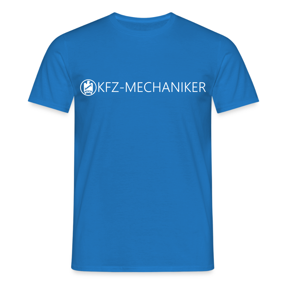 Unisex T-Shirt "KFZ-Mechaniker" Royalblau Männer T-Shirt