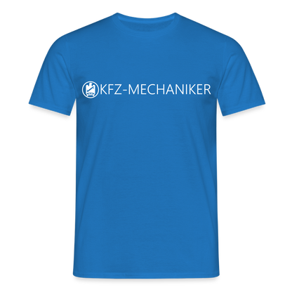 Unisex T-Shirt "KFZ-Mechaniker" Royalblau Männer T-Shirt