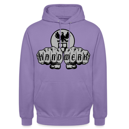 Unisex Hoodie "Maler" Lavendel Unisex Hoodie