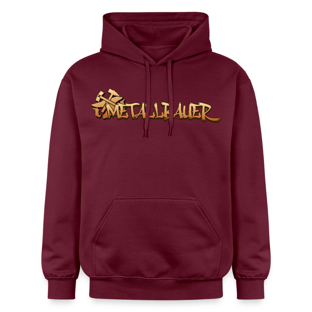Gildan Unisex Softstyle® "Metallbauer" Maroon Gildan Unisex Softstyle® Midweight Hoodie
