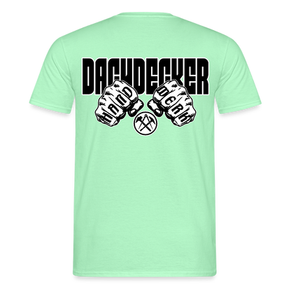 Unisex T-Shirt "Dachdecker" Mintgrün Männer T-Shirt
