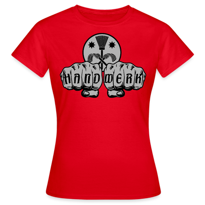 Frauen T-Shirt "Schornsteinfeger" Rot Frauen T-Shirt