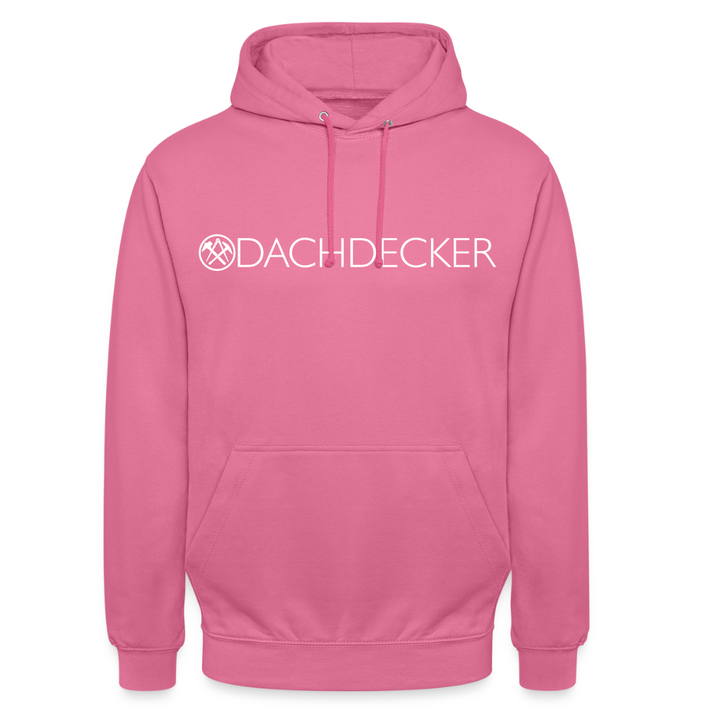 Unisex Hoodie "Dachdecker" Pink Unisex Hoodie