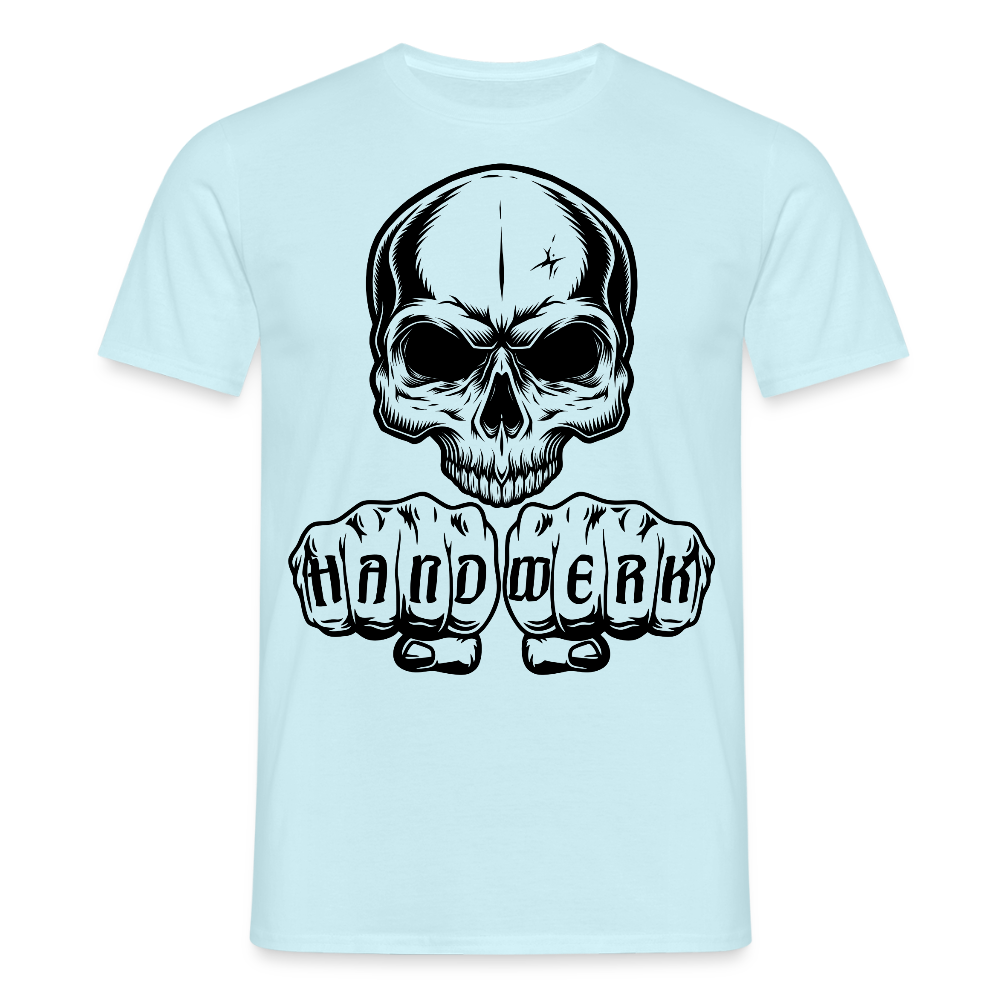Unisex T-Shirt "Skull-Handwerk" Sky Männer T-Shirt