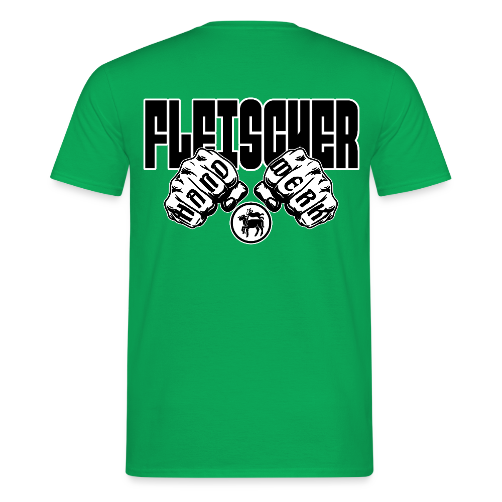 Unisex T-Shirt "Fleischer" (beidseitig bedruckt) Kelly Green Männer T-Shirt