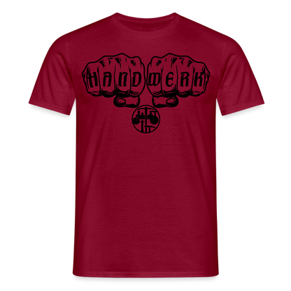 Unisex T-Shirt "Strassenbauer" Ziegelrot Männer T-Shirt