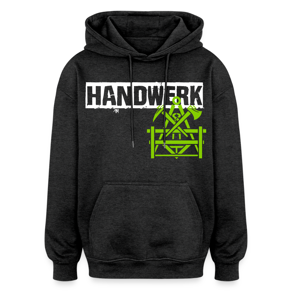 Oversized Unisex Hoodie "Betonbauer" Anthrazit Oversized Unisex Hoodie