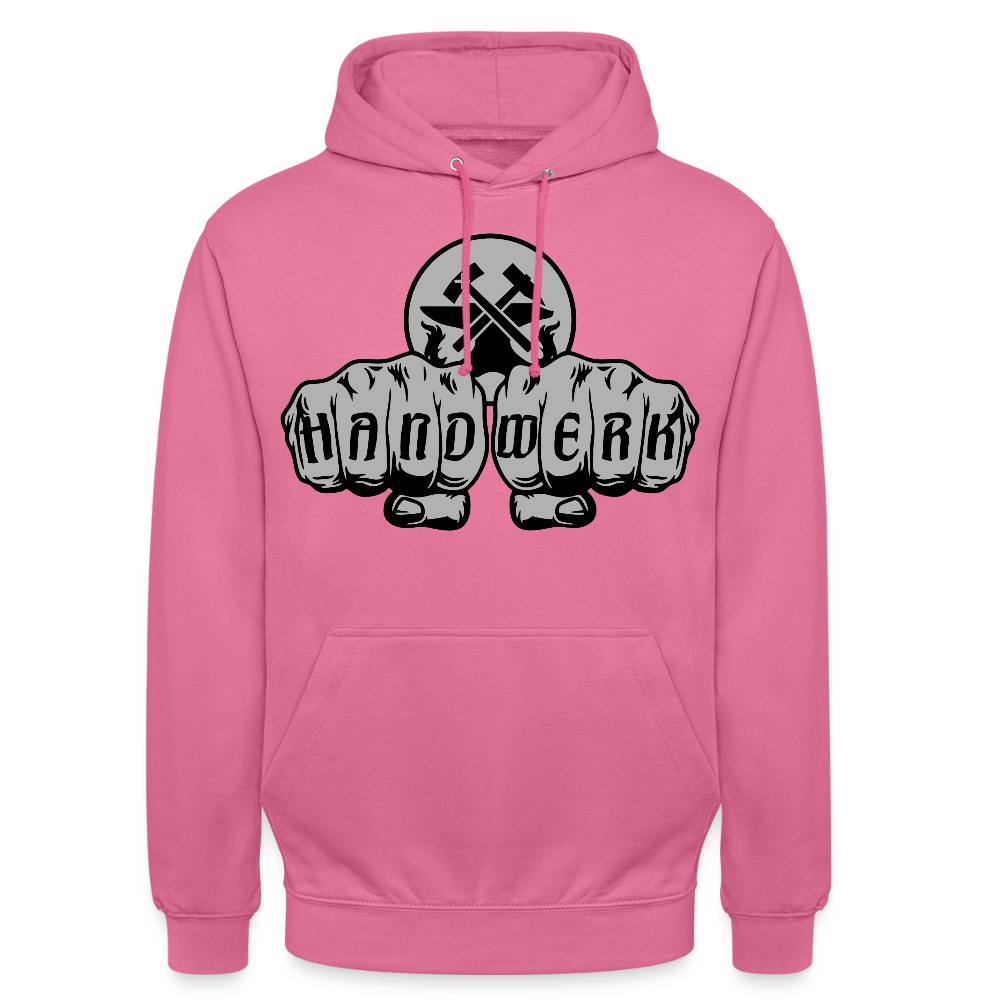 Unisex Hoodie "Metallbauer" Pink Unisex Hoodie