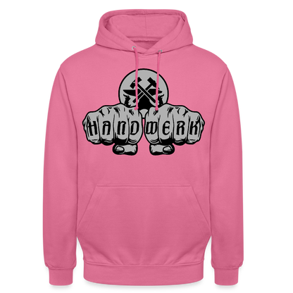 Unisex Hoodie "Metallbauer" Pink Unisex Hoodie