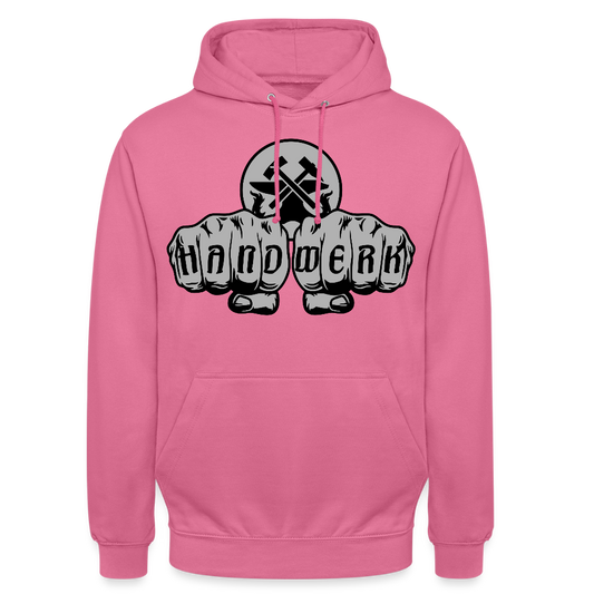 Unisex Hoodie "Metallbauer" Pink Unisex Hoodie