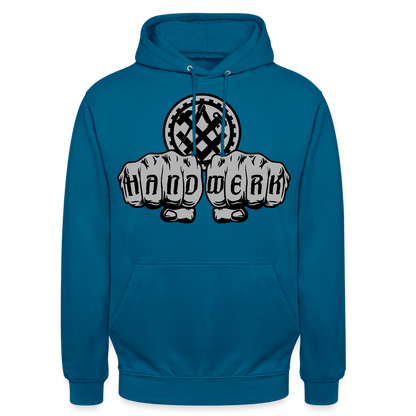 Unisex Hoodie "Mechaniker" Tiefseeblau Unisex Hoodie