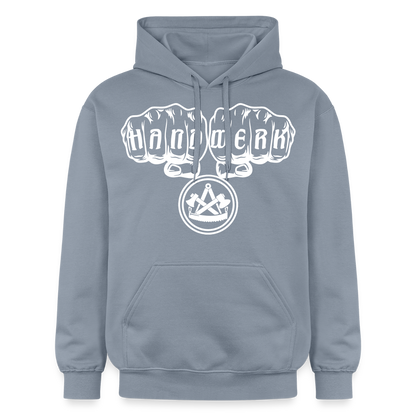 Gildan Unisex Softstyle® "Zimmermann" Blau Gildan Unisex Softstyle® Midweight Hoodie