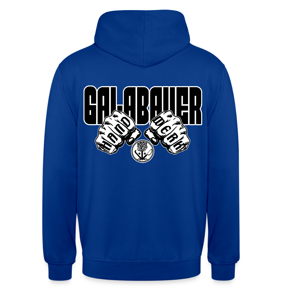 Unisex Hoodie "GaLaBauer" (beidseitig bedruckt) Royalblau Unisex Hoodie