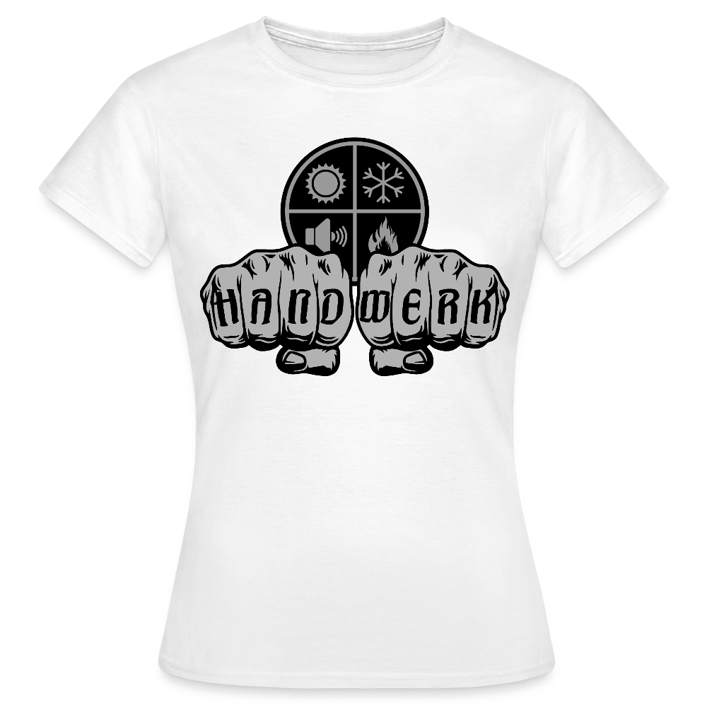 Frauen T-Shirt "Isolierer" Weiß Frauen T-Shirt