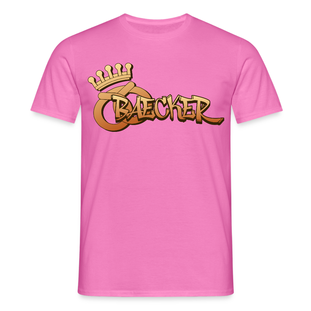 Unisex T-Shirt "Bäcker" Pink Männer T-Shirt
