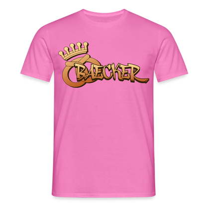 Unisex T-Shirt "Bäcker" Pink Männer T-Shirt