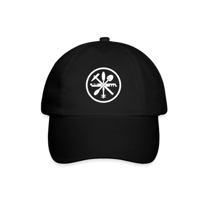 Baseballkappe "Glaser" Schwarz Schwarz One size Baseballkappe