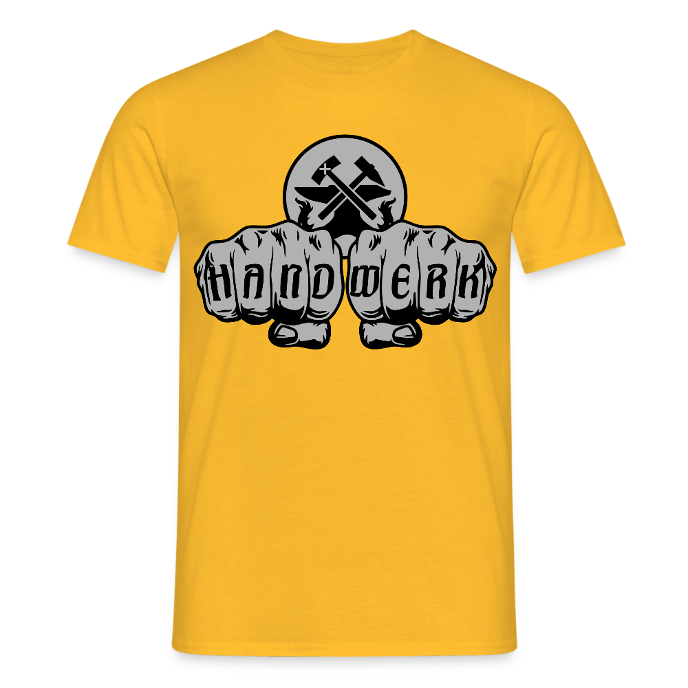 Unisex T-Shirt "Metallbauer" Gelb Männer T-Shirt