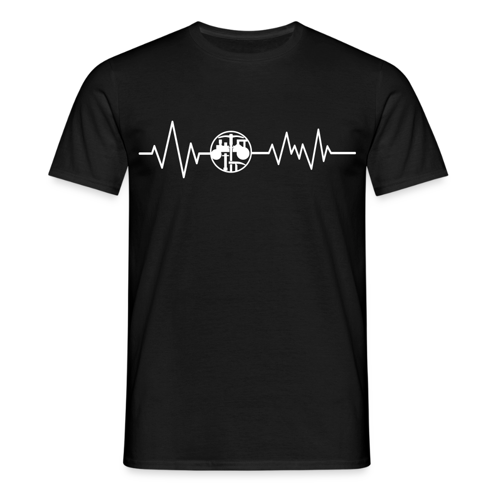 Unisex T-Shirt "Strassenbauer" Schwarz Männer T-Shirt