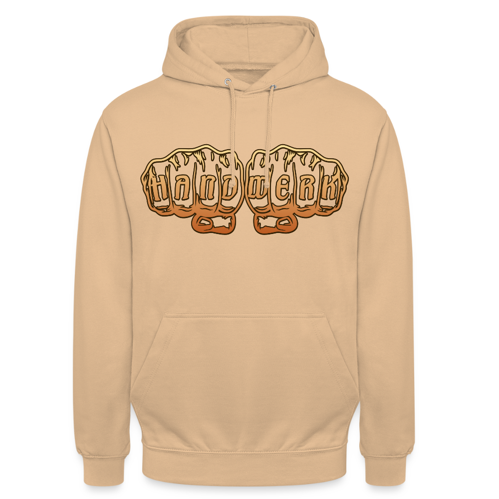 Unisex Hoodie "Handwerk" Pfirsich Unisex Hoodie