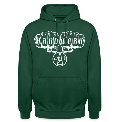 Unisex Hoodie "Gebäudereiniger" Flaschengrün Unisex Hoodie