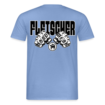 Unisex T-Shirt "Fleischer" (beidseitig bedruckt) carolina blue Männer T-Shirt