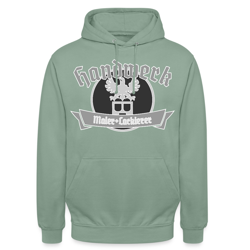 Unisex Hoodie "Maler/Lackierer" Graugrün Unisex Hoodie