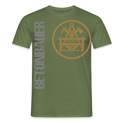Unisex T-Shirt "Betonbauer" Militärgrün Männer T-Shirt