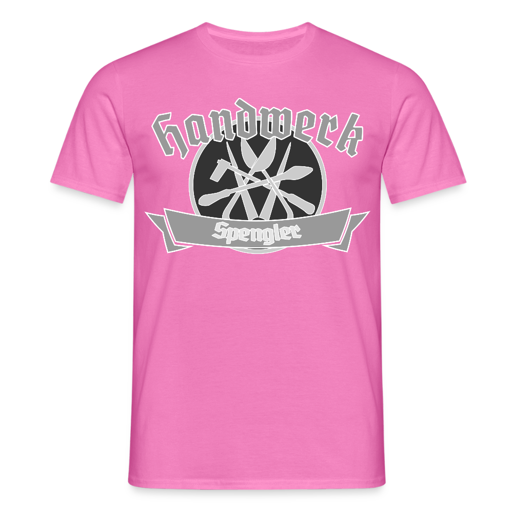 Unisex T-Shirt "Spengler" Pink Männer T-Shirt