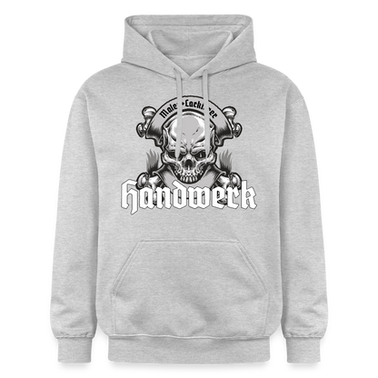 Unisex Hoodie "Skull-Maler/Lackierer" Hellgrau meliert Gildan Unisex Softstyle® Midweight Hoodie