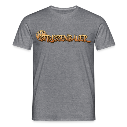 Unisex T-Shirt "Strassenbauer" Graphit meliert Männer T-Shirt