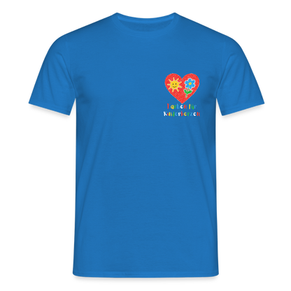Unisex T-Shirt "Farben für Kinderherzen" (beidseitig bedruckt) Royalblau Männer T-Shirt