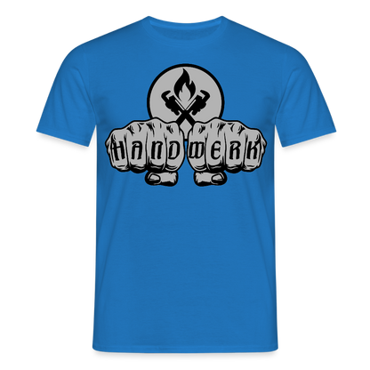 Unisex T-Shirt "Heizungsbauer" Royalblau Männer T-Shirt