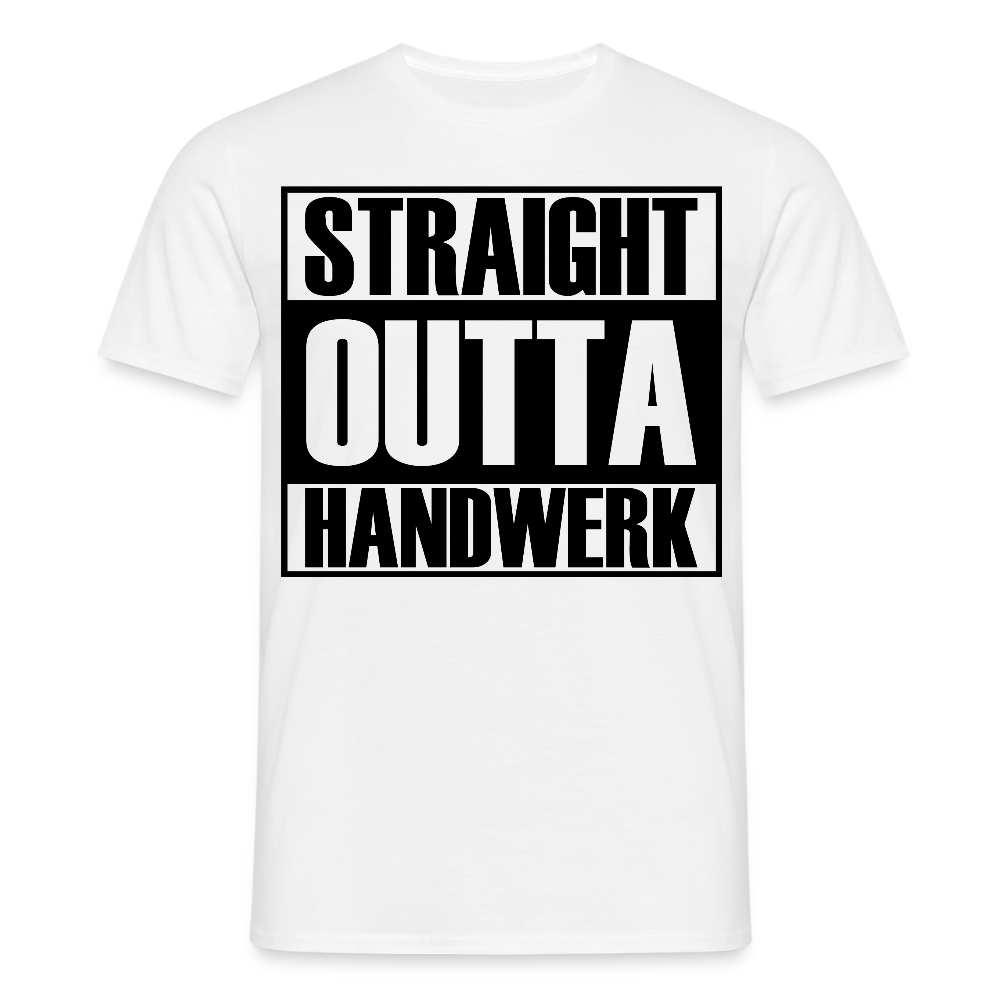 Unisex T-Shirt "Handwerk" Weiß Männer T-Shirt