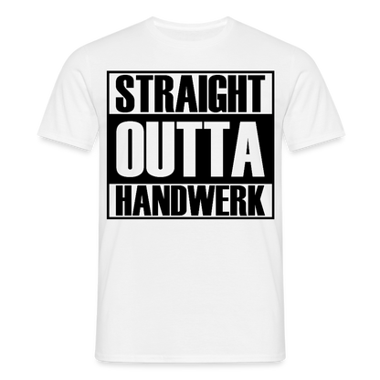 Unisex T-Shirt "Handwerk" Weiß Männer T-Shirt