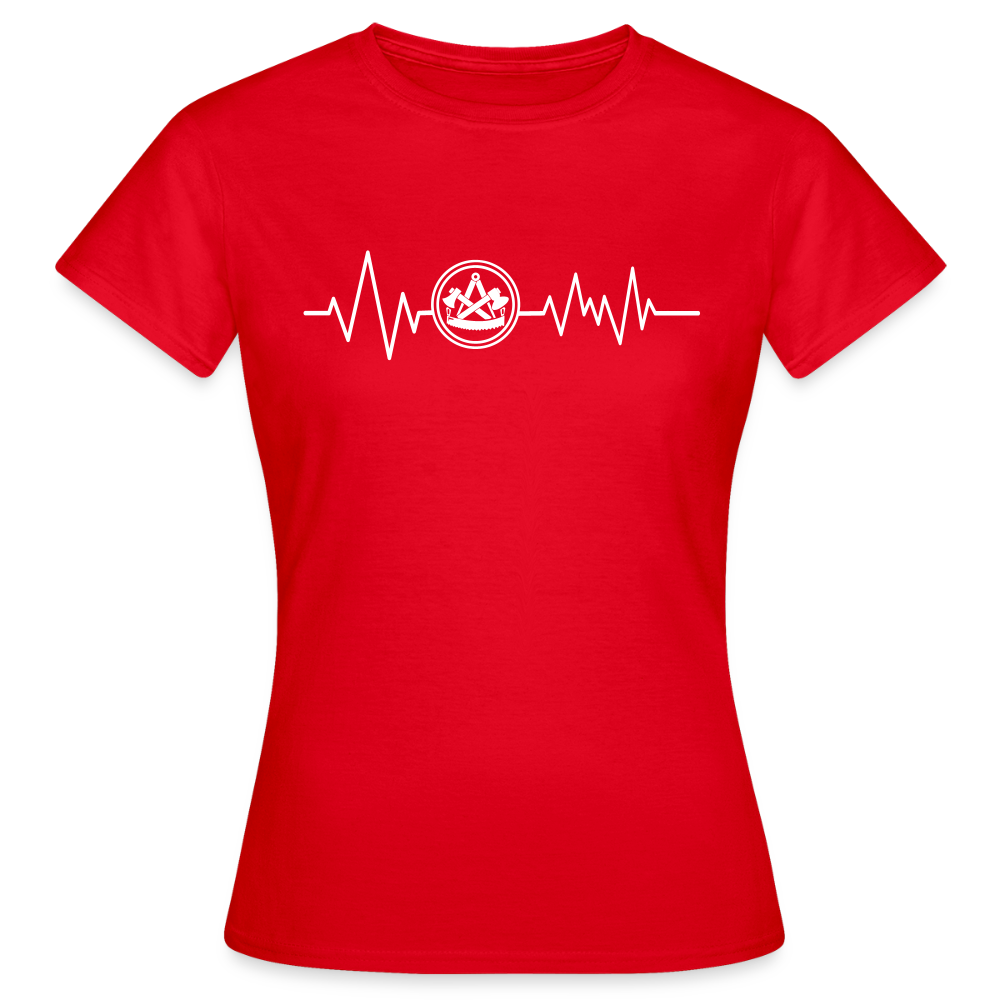 Frauen T-Shirt "Zimmermann" Rot Frauen T-Shirt