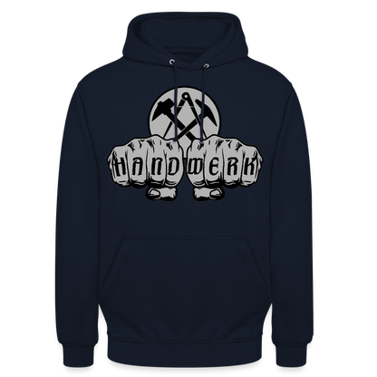 Unisex Hoodie "Dachdecker" Navy Unisex Hoodie